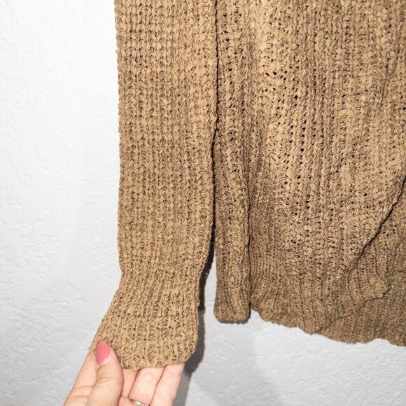 Pull&Bear Brown Knit Button Front Cardigan Size EU Large / US Small - Picture 2 of 5